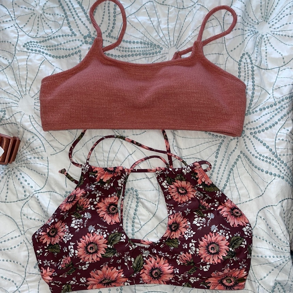 Bikini tops size medium swimwear